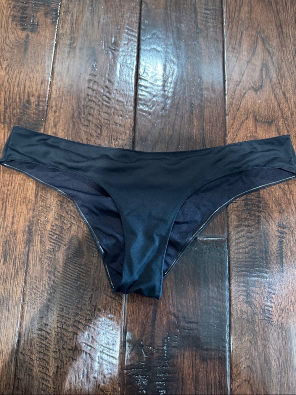 Rip Curl Black Scrunched Bikini Bottom
